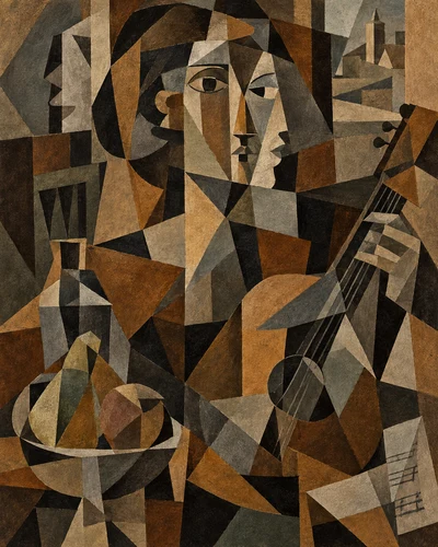 Cubism graphic design movement