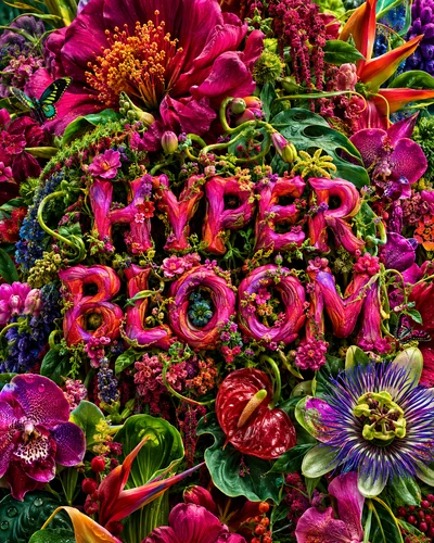Hyper Bloom graphic design movement