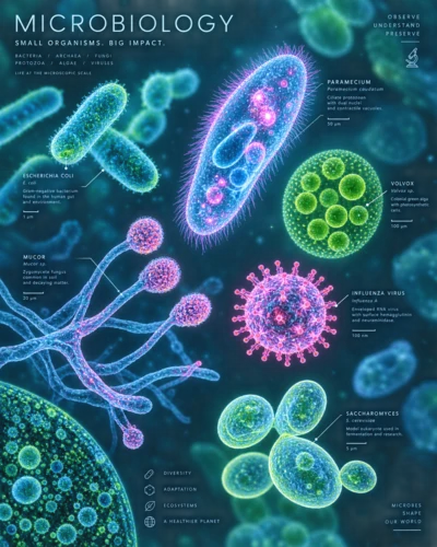 Microbiology (Bio-Aesthetic) graphic design movement