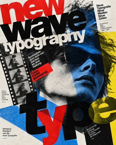 New Wave Typography graphic design movement