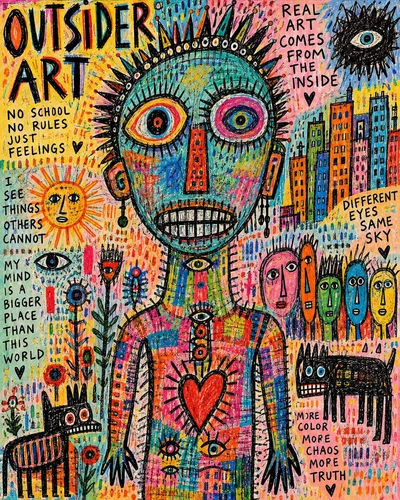 Outsider Art graphic design movement