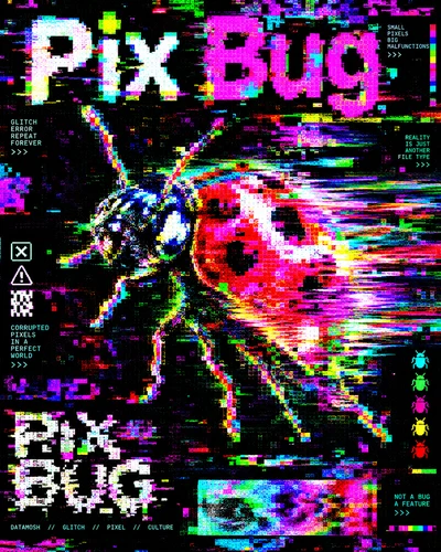 Pix Bug graphic design movement