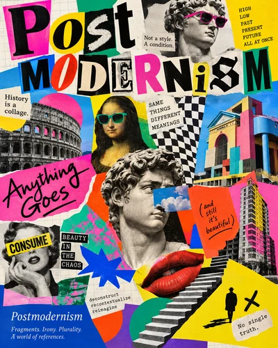 Postmodernism graphic design movement