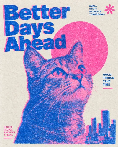 Riso Print Style graphic design movement