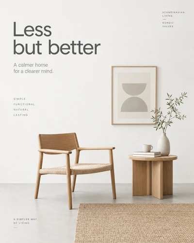 Scandinavian Minimalism graphic design movement