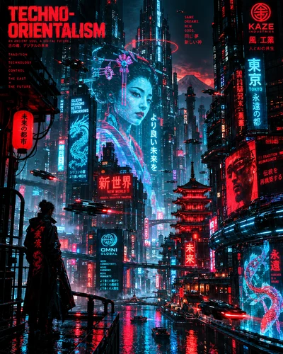 Techno-Orientalism graphic design movement